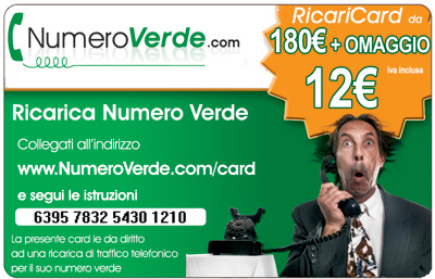 Ricarica con card prepagata